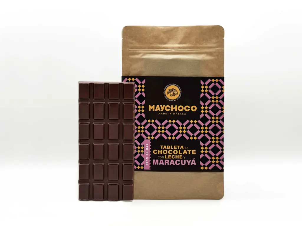 MAYCHOCO passion fruit milk chocolate with tablet