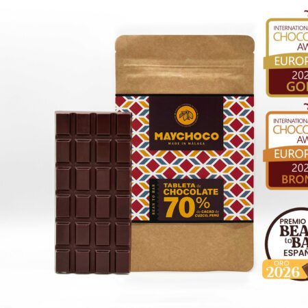 Tableta 70% Cacao de Cuzco, Perú
