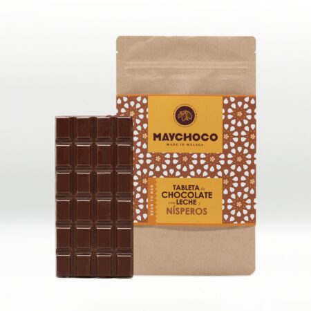 Tableta 55% Cacao Peruano con Leche y Nísperos - 'Dark Milk'