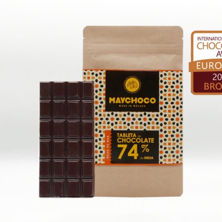 Tableta de Chocolate 74% India